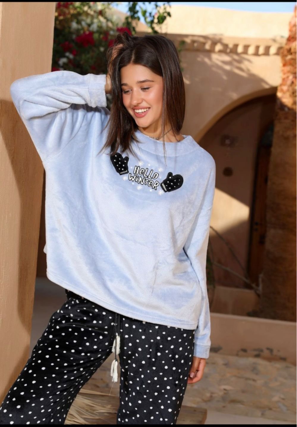 T-shirt and pantaloon pajama